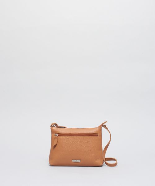 Bolsa p Couro Rita - Caramelo