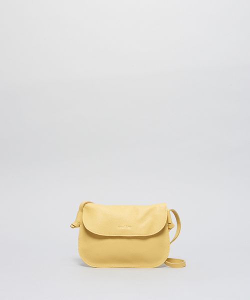 Bolsa p Couro Mia - Amarelo Polen