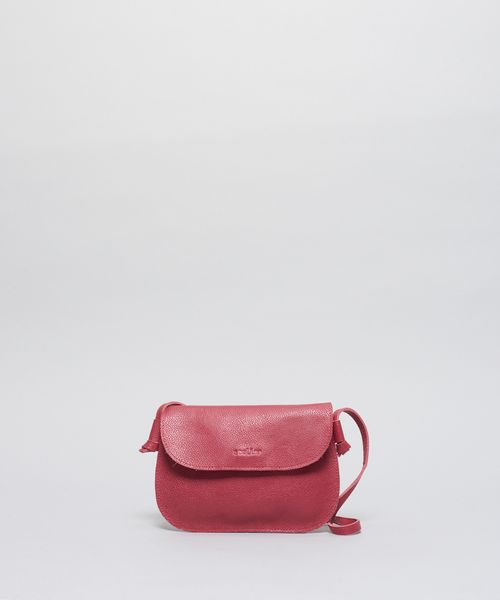 Bolsa p Couro Mia - Cereja