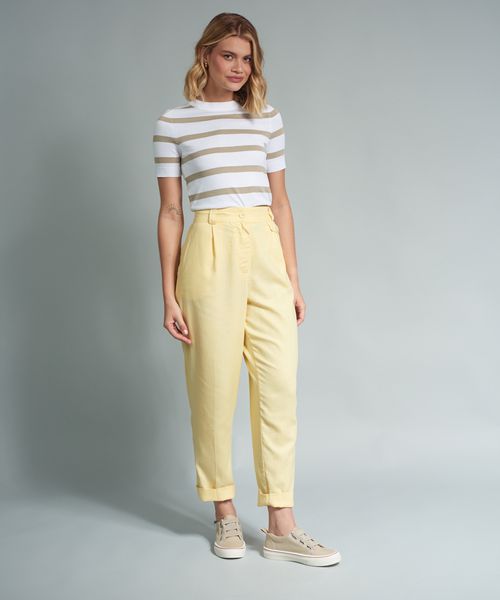 Tenis Lona Elastico - Offwhite