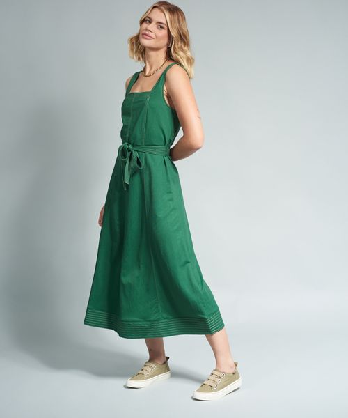 Tenis Lona Elastico - Pistache