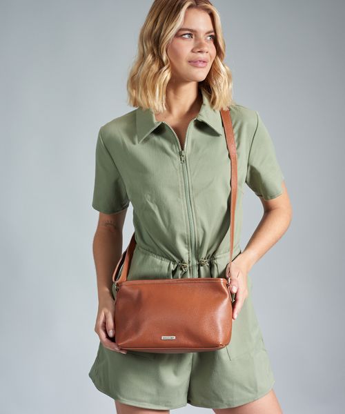 Bolsa p Couro Camila - Mousse