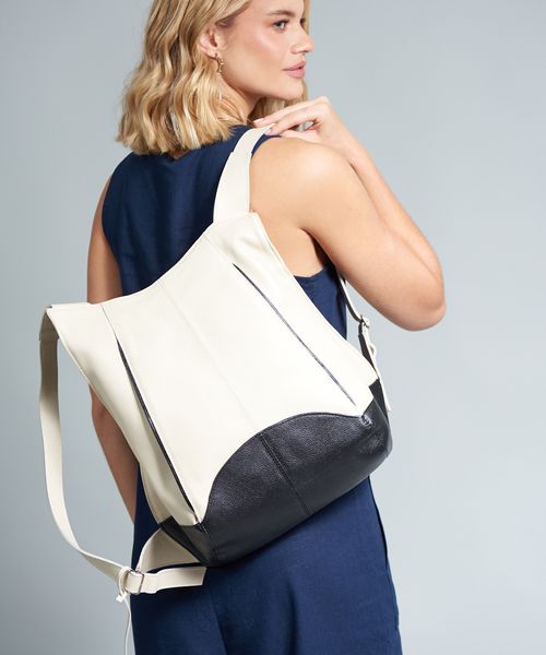 Mochila Viva Soul - Off White/Preto