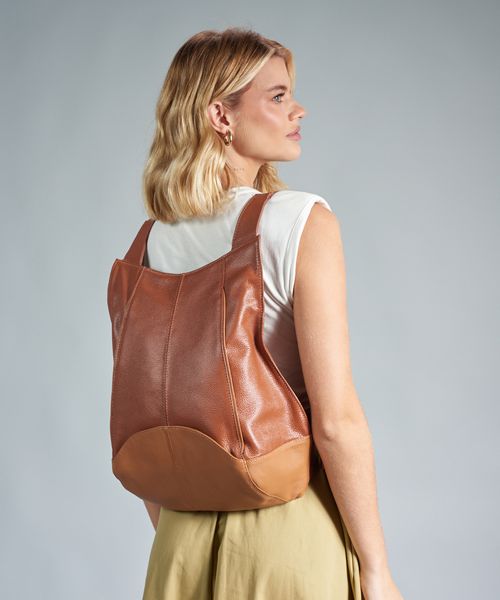 Mochila Viva Soul - Mousse/Caramelo