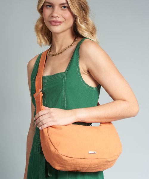 Bolsa m Lona Canoa - Tangerina