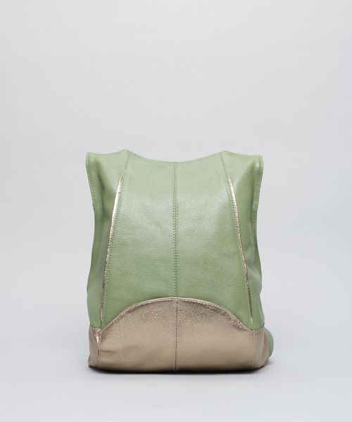 Mochila Viva Soul - Pistache/Prata Velho