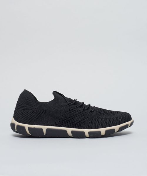Tenis Knit Frances - Preto