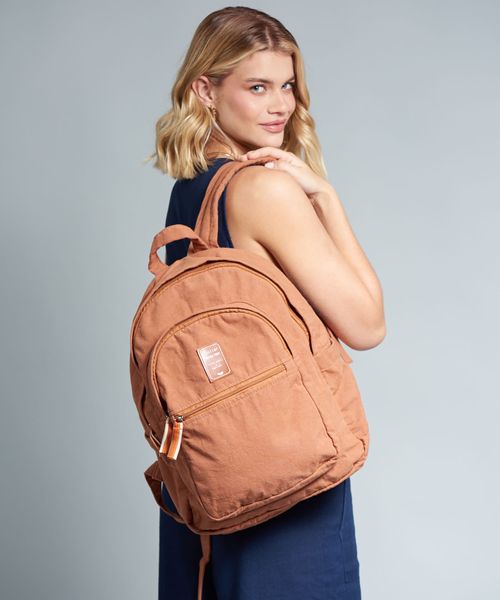 Mochila Lona Luisa - Mousse