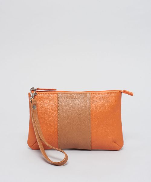 Case Duo Couro - Tangerina