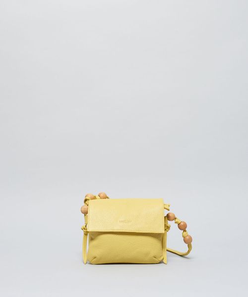 Bolsa p Couro Esferas - Amarelo Polen