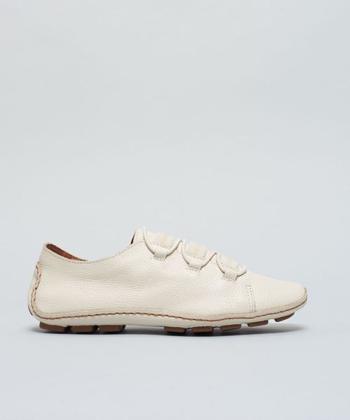 Tenis Couro Elastico Drive - Offwhite