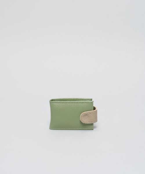 Porta Batom Couro - Pistache