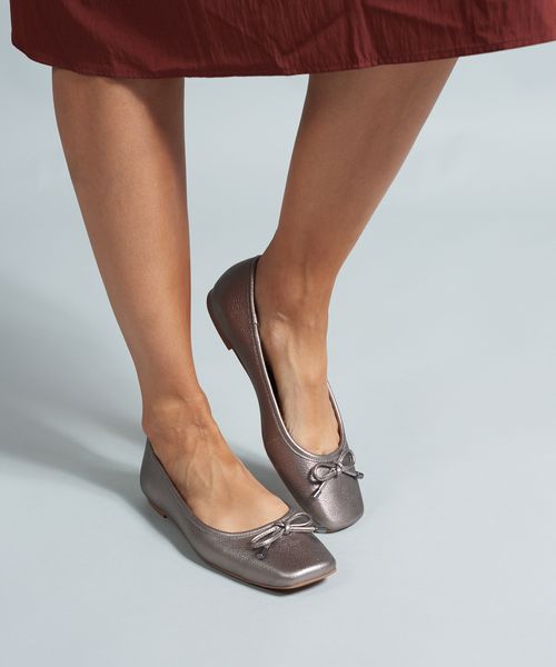 Sapatilha Couro Laco - Onix