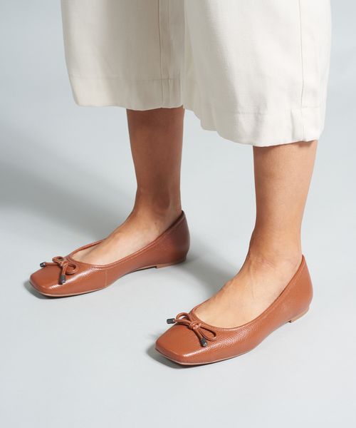 Sapatilha Couro Laco - Mousse