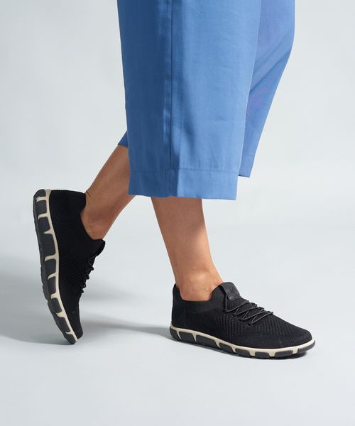 Tenis Knit Frances - Preto