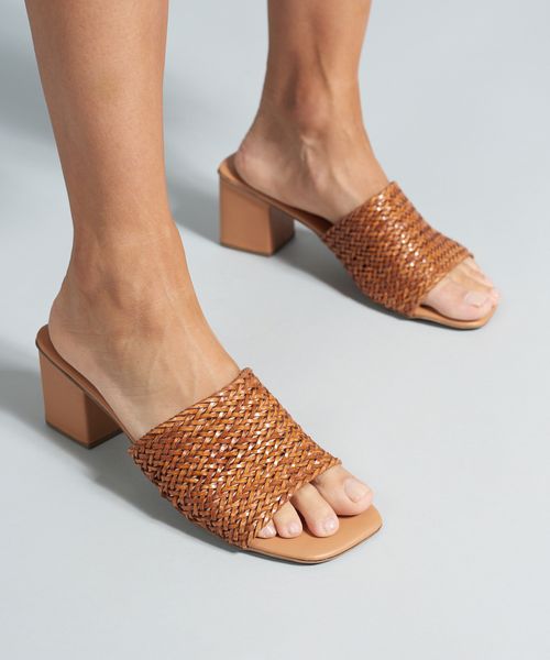 Sandalia Media Tresse Grazi - Caramelo