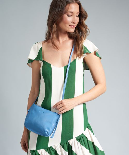 Bolsa Castanha - Azul Safira