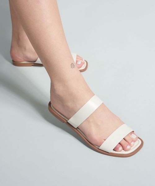 Rasteira Basica Soft Gabi - Offwhite