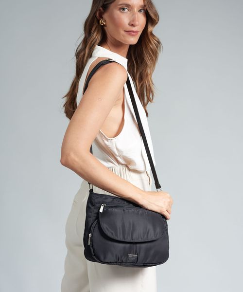 Bolsa p Nylon Bia - Preto