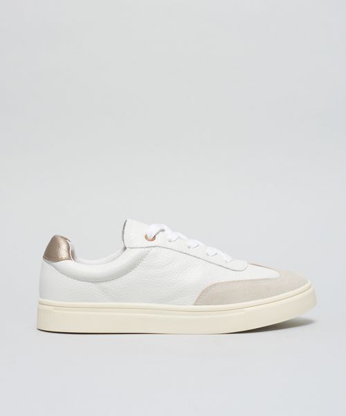 Tenis Couro Catarina - Branco