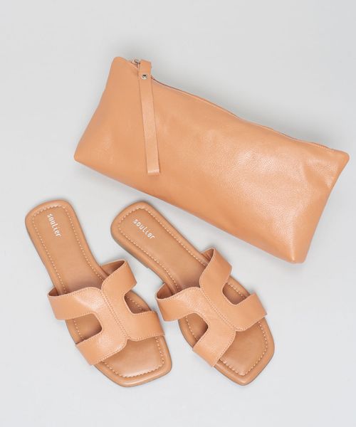 Kit Couro Helena - Caramelo