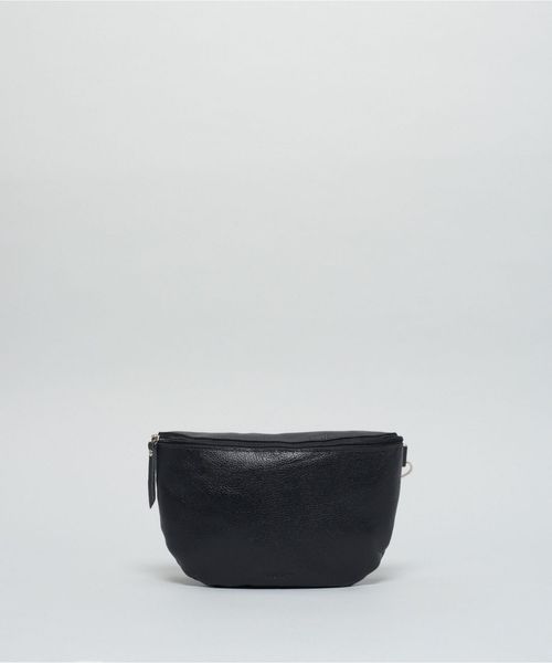 Bolsa p Couro Cadarco Listra - Preto