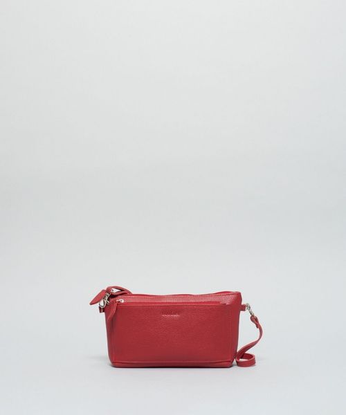 Bolsa p Couro Cecilia - Vermelho