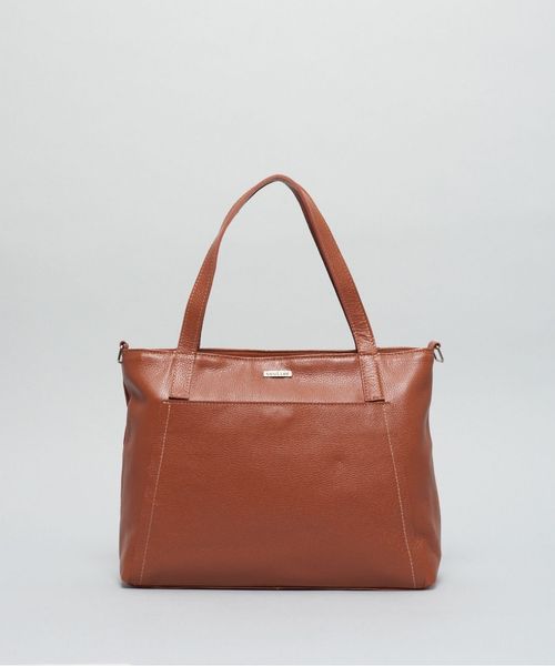 Bolsa g Couro Alice - Mousse
