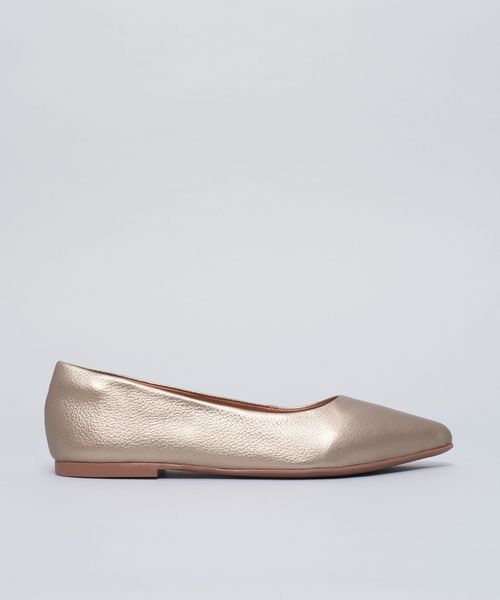 Sapatilha Bico Fino Antonia - Prata Velho