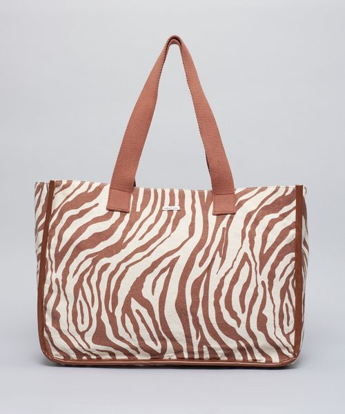 Bolsa g Lona Zebra - Terra