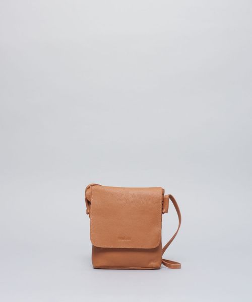 Bolsinha Duo Zip - Caramelo