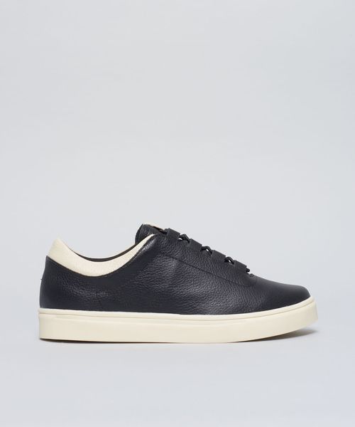 Tenis Couro Passante Soul - Preto