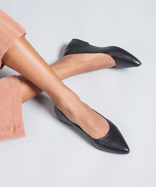 Sapatilha Bico Fino Antonia - Preto