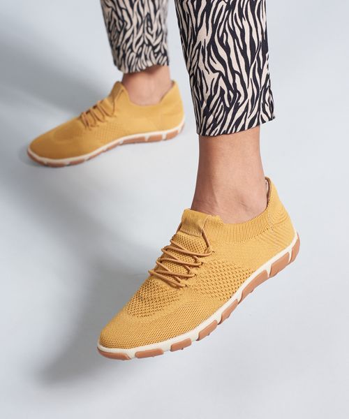 Tenis Knit Frances - New Mostarda