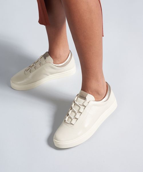Tenis Couro Passante Soul - Offwhite