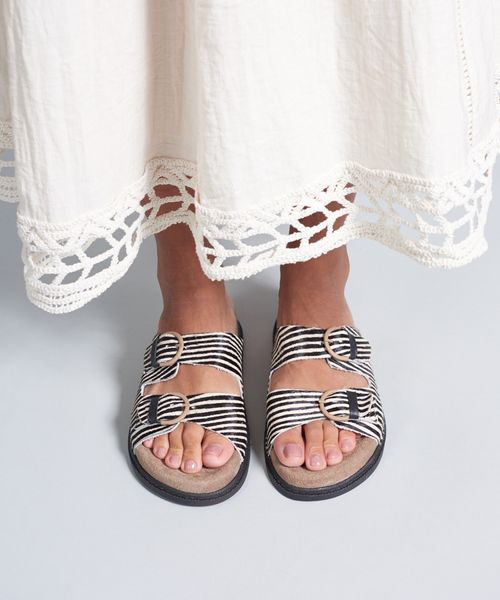 Rasteira Anatomica Pelo Zebra - Zebra