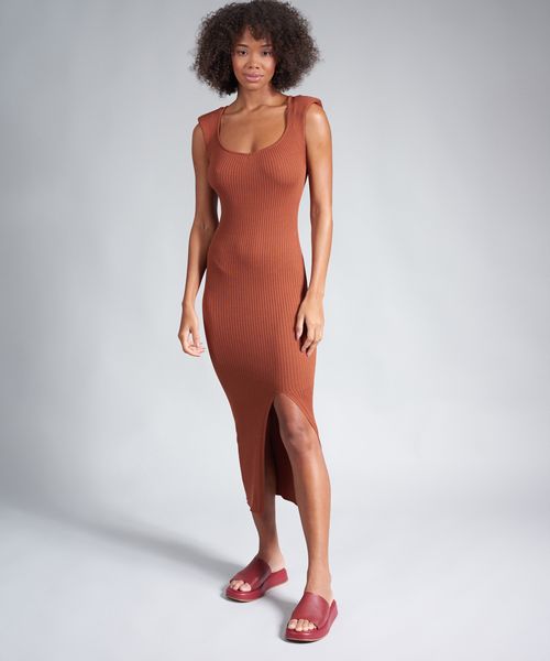 Flat Slide Couro Soul - Merlot