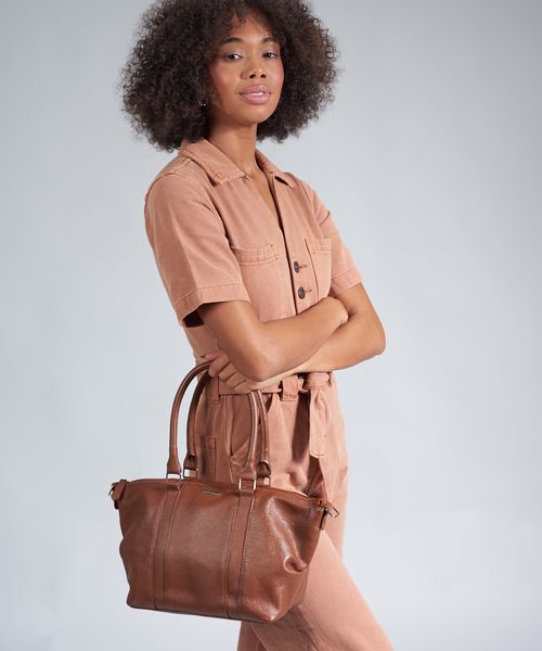 Bolsa m Couro Margo - Terra