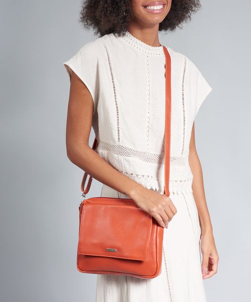 Bolsa m Couro Cadarco Duo - Paprica