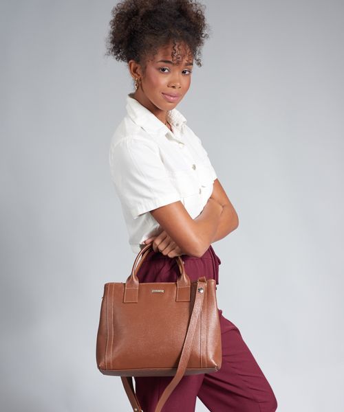 Bolsa g Couro Tereza - Terra