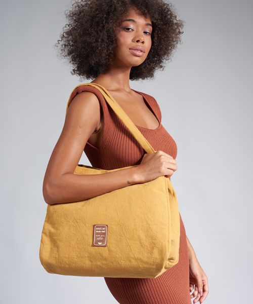 Bolsa Jardim Forro Zebra - New Mostarda