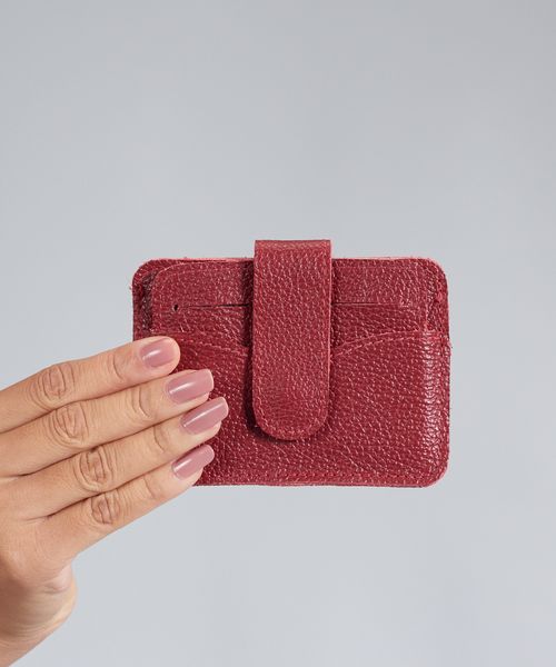 Porta Cartao Amanda - Merlot