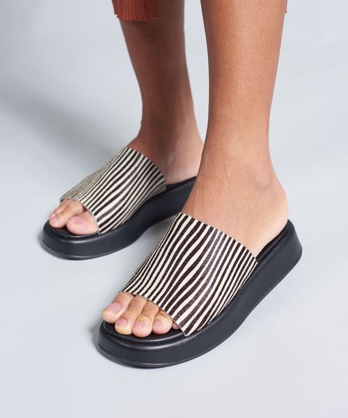 Flat Slide Pelo Zebra - Zebra
