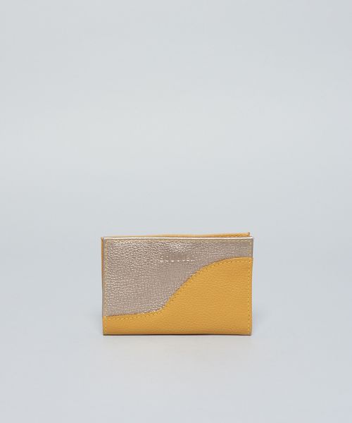 Carteira Couro Organica - New Mostarda