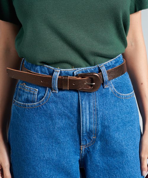 Cinto Couro Julia - Bronze