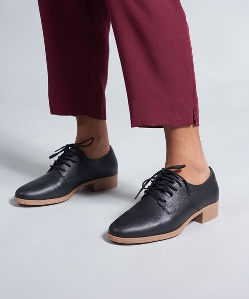 Oxford Couro Basiquinho - Preto