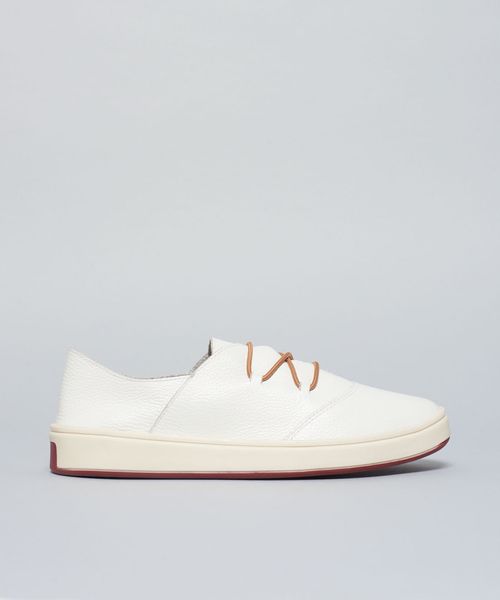 Tenis Casual Couro Helena - Branco