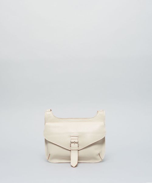 Bolsa p Couro Nanda - Offwhite