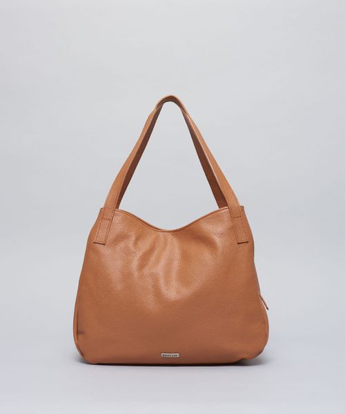 Bolsa g Couro Manoela - Caramelo