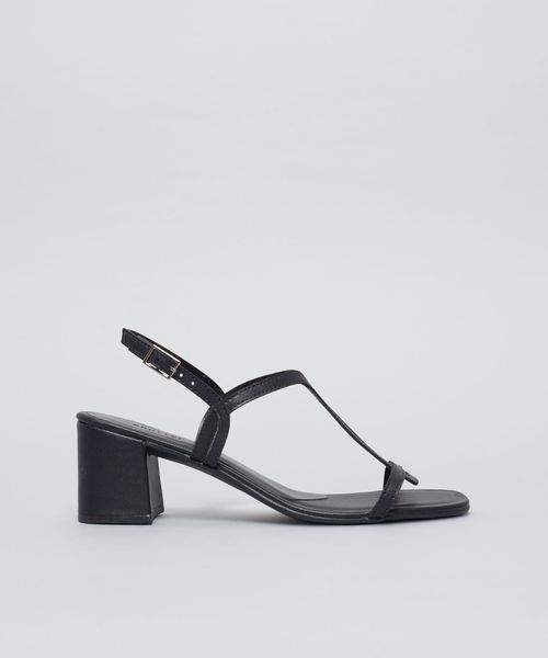 Sandalia Media Soft Marina - Preto